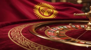 рулетка казино Мелбет Кыргызстан в цветах национального флага