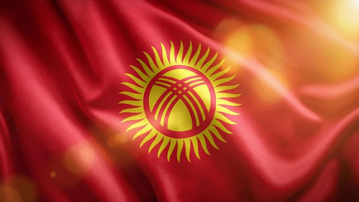 национальный флаг Кыргызстана как главный баннер для сайта Мелбет Кыргызстан